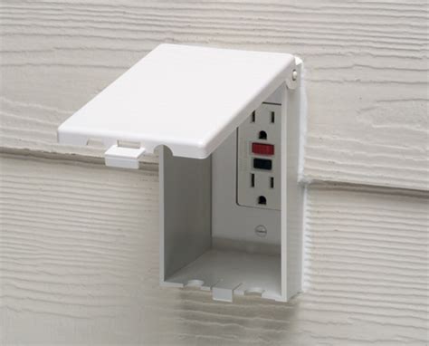 stucco electrical box|outdoor boxes for vinyl siding.